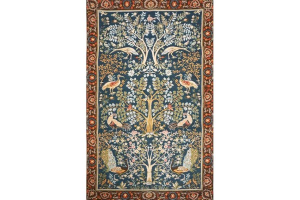 Gobelin - Arbre, fond bleu - archives de « Tissage d’Art de Lys » by William Morris Gobelin - Arbre, fond bleu - archives de « Tissage d’Art de Lys » by William Morris